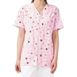 スクラブ（男女兼用）アンパンマン柄 4L ピンク ANP135-73