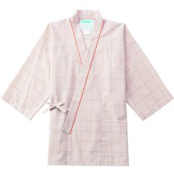 患者衣（甚平型） M ベージュ 285-72