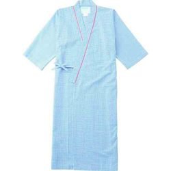 患者衣ガウン式 LL ブルー 289-71