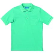 ポロシャツ半袖 M シーグリーン 237-16