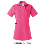 レディスジャケット半袖 M オレンジ×ネイビー 980-44