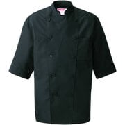兼用コックシャツ 3L ブラック 421-75