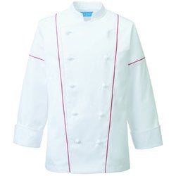 コックコート L レッド 603-74