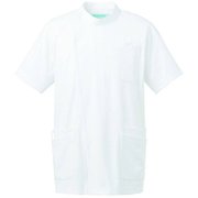 メンズジャケット半袖 S ホワイト 982-40