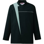 コックコート 3L ブラック×グレー 616-45