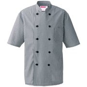 コックシャツ M ブラック 639-25