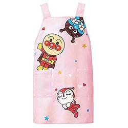 ANP917-83 [プリントエプロン（アンパンマン柄） M ピンク]