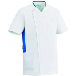 メンズスクラブ M ホワイト×ブルー 038-21