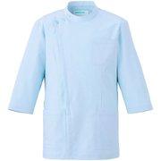 ジャケット七分袖（男女兼用） LL サックス 763-41