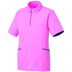 ニットシャツ M ピンク KZN231-13