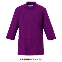 ジャケット七分袖（男女兼用） 5L ワイン 763-45