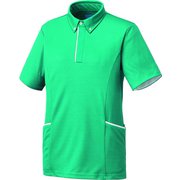 ニットシャツ L シーグリーン KZN231-12