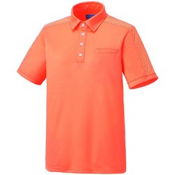 ニットシャツ M オレンジ KZN232-14