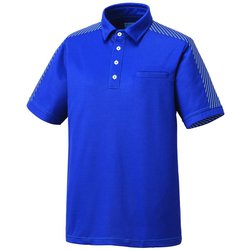 ニットシャツ M ブルー KZN232-11