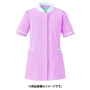 レディスジャケット 半袖 M シェルピンク×ホワイト 776-23