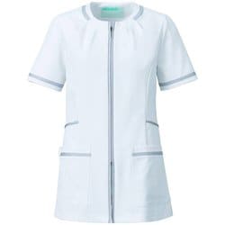 レディスジャケット 半袖 L ホワイト 780-40