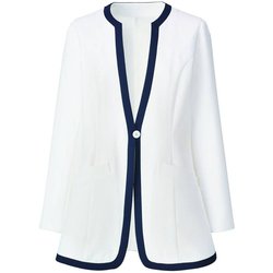 レディスジャケット長袖 L ホワイト KZN207-10