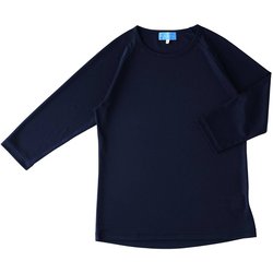 インナーTシャツ（男女兼用） L ネイビー 233-08
