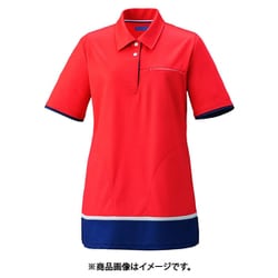 レディスニットシャツ（チュニック） M オレンジ KZN233-14