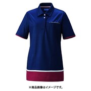 レディスニットシャツ(チュニック) S ネイビー KZN233-18