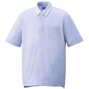 ニットシャツ L ラベンダー KZN238-7