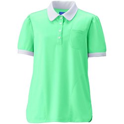 レディスニットシャツ M ミントグリーン KZN239-2