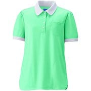 レディスニットシャツ L ミントグリーン KZN239-2