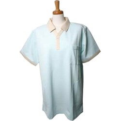 ニットシャツ アクア L NX-2902