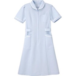 看護衣半袖 ブルー S MI-4637