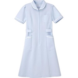 看護衣半袖 ブルー M MI-4637