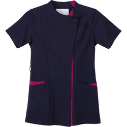 女子スクラブ ネイビーピンク EL RF-5157