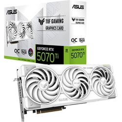 TUF Gaming GeForce RTX 5070 Ti 16GB GDDR7 White OC Edition グラフィックボード ホワイト TUF-RTX5070TI-O16G-WHITE-GAMING