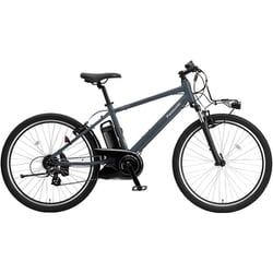 電動アシスト自転車 ハリヤ 26インチ 外装7段変速 12Ah マットグレイッシュネイビー BE-FH671V2