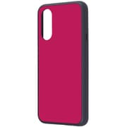 BASIO active3 Like standard maru Pietra 耐衝撃 バンパー マット ハイブリッドケース/マットレッド RT-BSOA3K6TB/MR