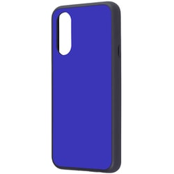 BASIO active3 Like standard maru Pietra 耐衝撃 バンパー マット ハイブリッドケース/マットブルー RT-BSOA3K6TB/MA