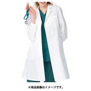 女子シングル診察衣 ホワイト L EM-3035