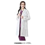 女子シングル診察衣 ブルー LL EM-3035