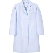 女子シングル診察衣 ブルー EL EM-3035