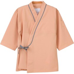 検診衣じんべい型 オレンジ S FK-1461