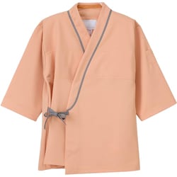 検診衣じんべい型 オレンジ LL FK-1461