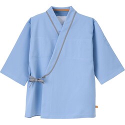 検診衣じんべい型 ブルー LL FK-1461