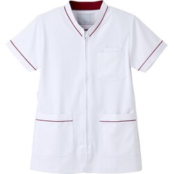 男女兼用スクラブ Tバーガンディ L HOS-4977