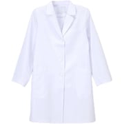 女子シングル診察衣 ホワイト S KEX-5190