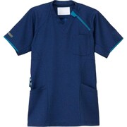 ニットシャツ ネイビー SS JM-3107