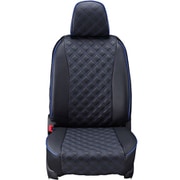 シートカバー 全席セット シエンタ キルト ブラック×ブルーステッチ 15ETB1619E