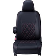 シートカバー 全席セット シエンタ ダイヤ ブラック×レッドステッチ 16ETB1619D