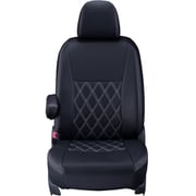 シートカバー 全席セット シエンタ ダイヤ ブラック×ホワイトステッチ 16ETB1619K
