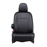 シートカバー 全席セット シエンタ ライン ブラック×ホワイトステッチ 43ETB1619KW