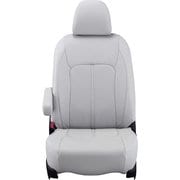シートカバー 全席セット ルークス/パレット/パレットSW リアルレザー ライトグレー 21ESA0646L