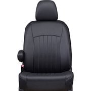 シートカバー 全席セット ノート/ノートオーラ ライン ブラック×ブラックステッチ 43ENB5287KK